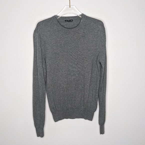 Club Monaco Other - Club Monaco Gray Long Sleeve Cashmere Cotton Blend Sweater Size XS